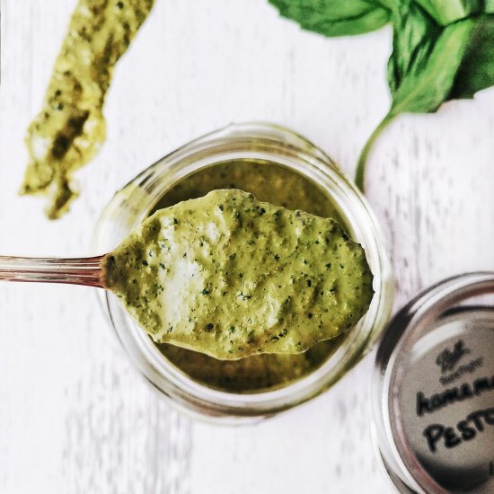 Basil Pesto with Almonds