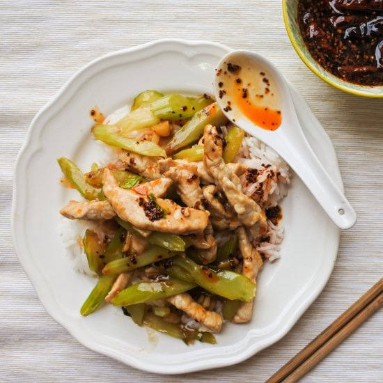 Pork and Celery Stir Fry