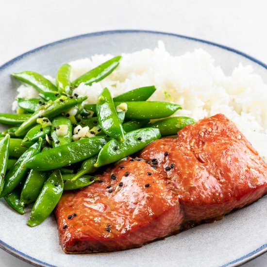 Easy Baked Teriyaki Salmon