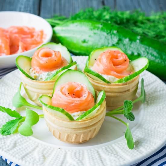 Salmon Tartlets