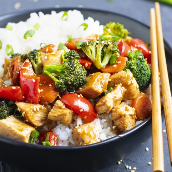 Teriyaki Chicken Stir-Fry