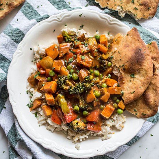 Tikki Masala Veggies and Rice