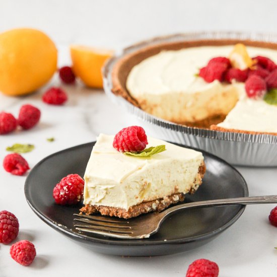 No Bake Vegan Lemon Cheesecake