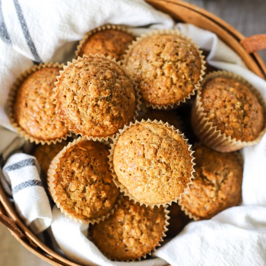 Maple Oatmeal Muffins