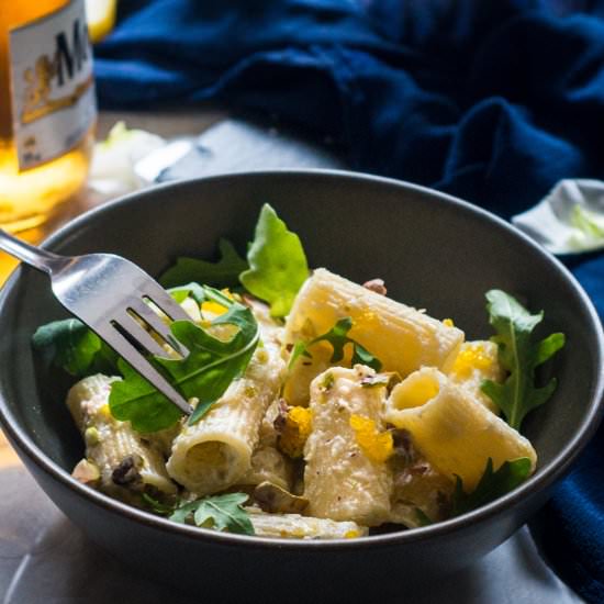 Scallion Yogurt Rigatoni