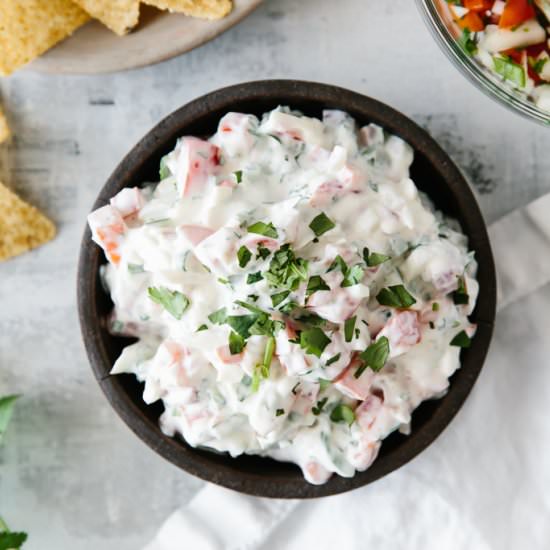 Creamy Pico De Gallo