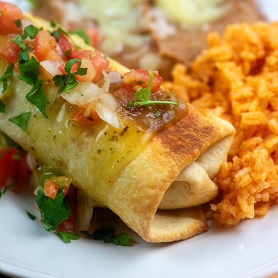 CHICKEN CHIMICHANGA