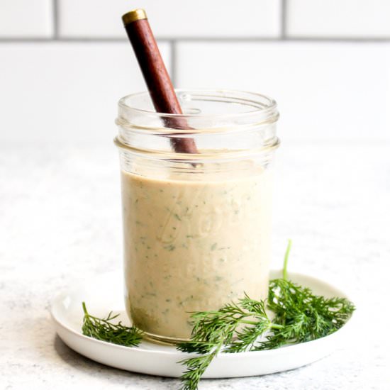 10 Minute Tahini Ranch Dressing