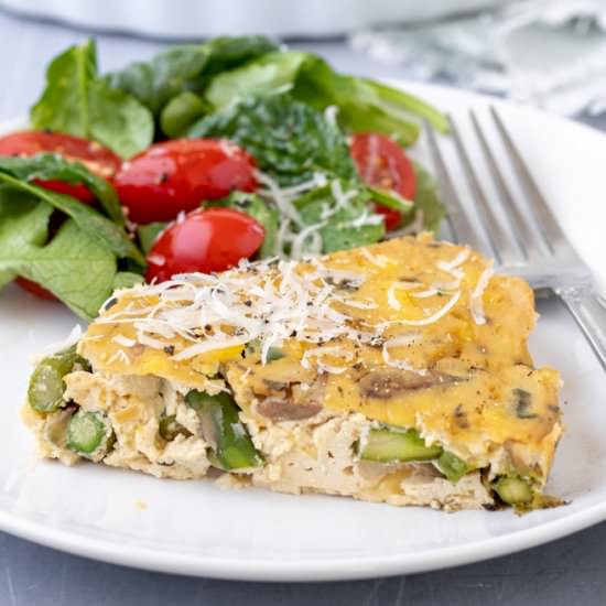 Crustless Tofu Quiche