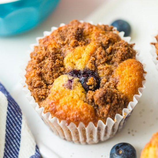 Paleo Blueberry Muffins