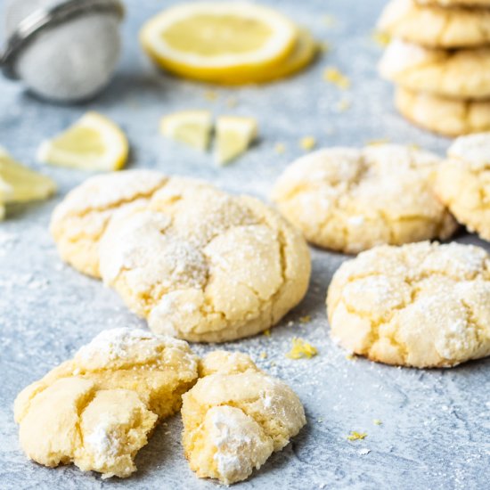 Lemon Crinkle Cookies