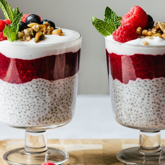 Chia pudding Parfaits