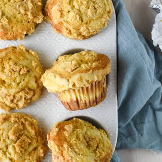 Orange Cheesecake Muffins