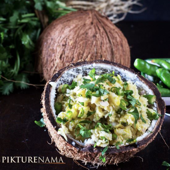 Prawn and onion salad Bengali style