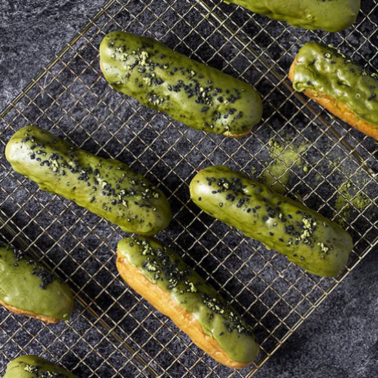 Matcha Eclair Recipe