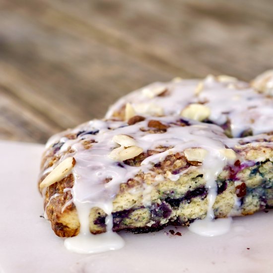 Blueberry Cream Scones