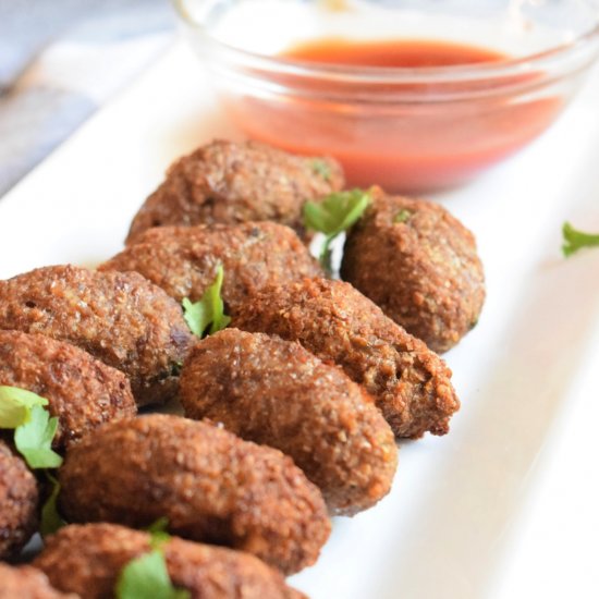 Air Fryer Kibbeh (Beef Croquettes)