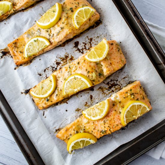 Dijon Lemon Salmon