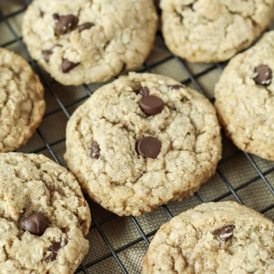 Oatmeal Chocolate Chip Cookies (GF)