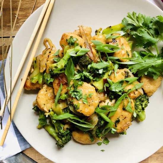 Indo-Chinese Crispy Chick’n