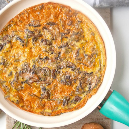 Easy Mushroom Frittata