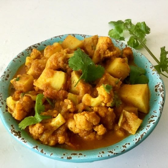 Pressure Cooker Aloo Gobi