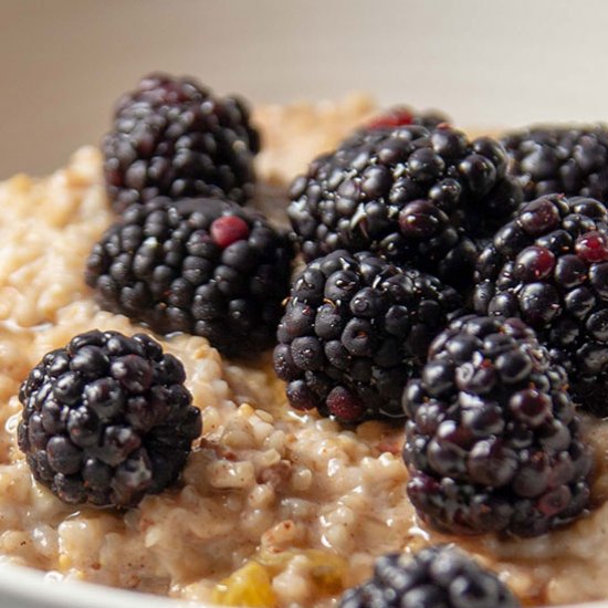 Blackberry Oatmeal Recipe