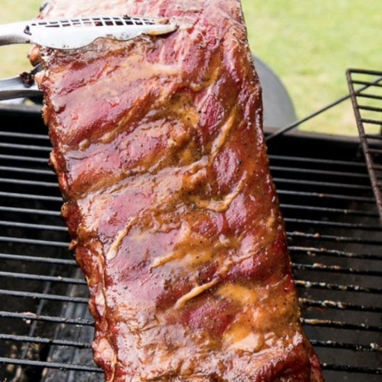 smoked pork ribs