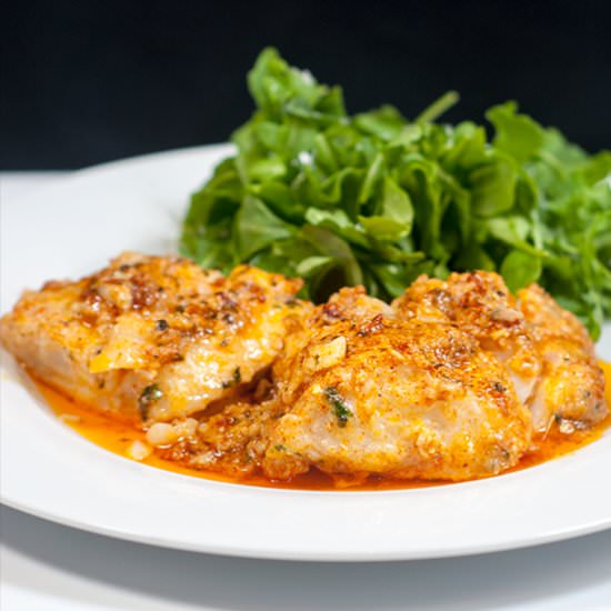 Parmesan & Paprika Baked Haddock