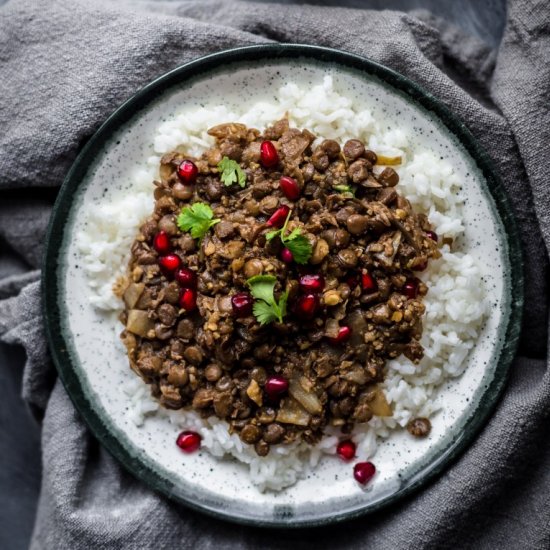 Vegetarian Lentil Fesenjan