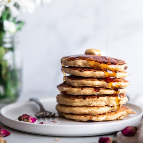 Fluffy Cottage Cheese Pancakes