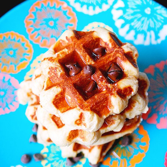 Belgian liege waffles