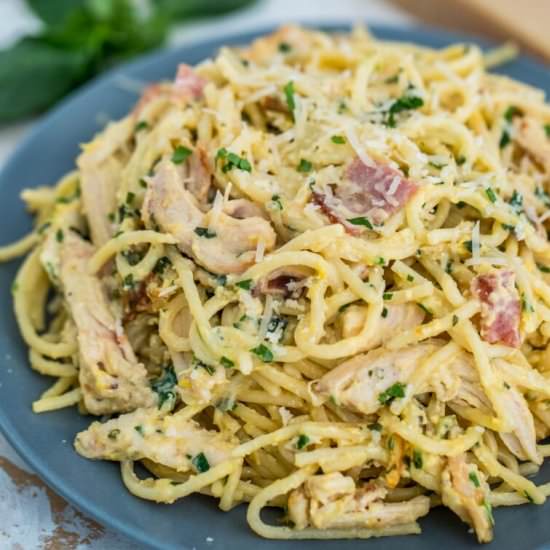 Chicken Carbonara Pasta