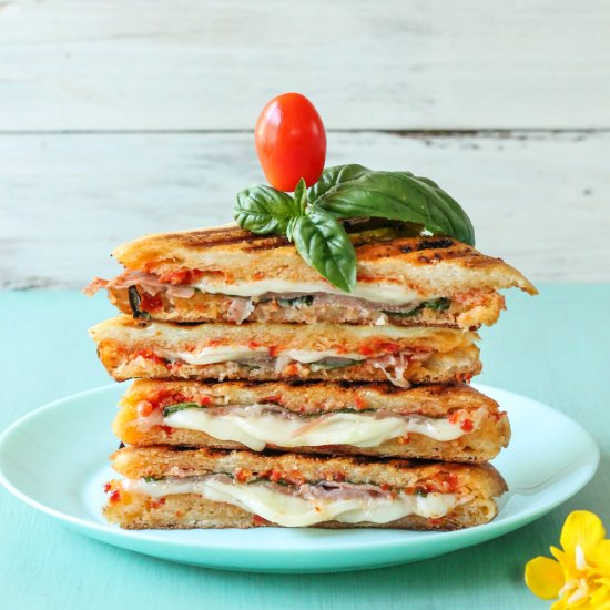 Sun-Dried Tomato Butter Paninis