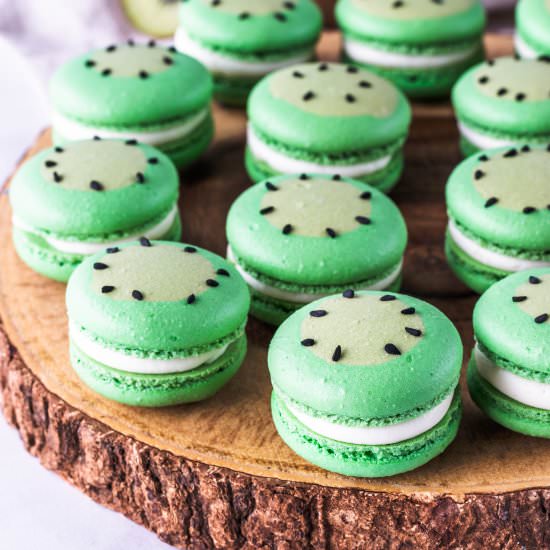 Kiwi Macarons