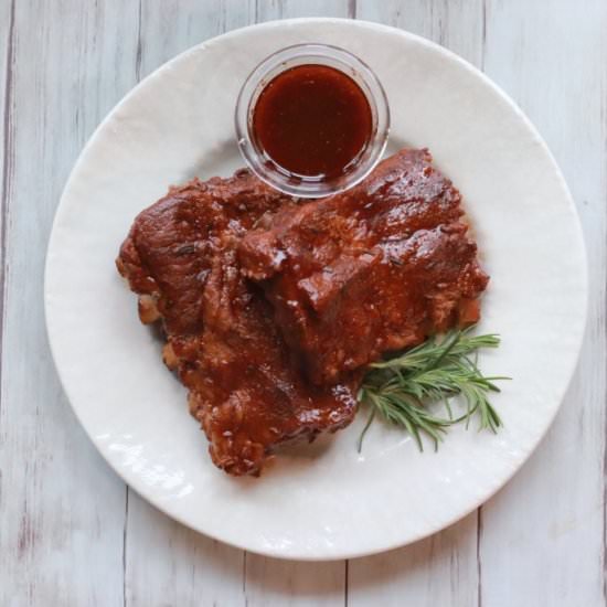 Rosemary Brown Sugar Baby Back Ribs