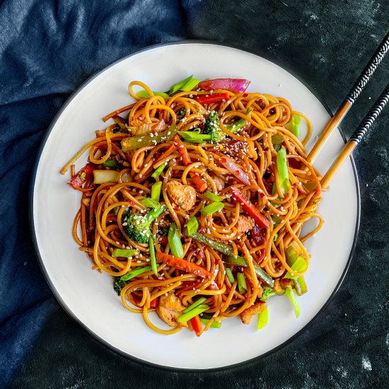 Lighter Chicken Chow Mein Recipe