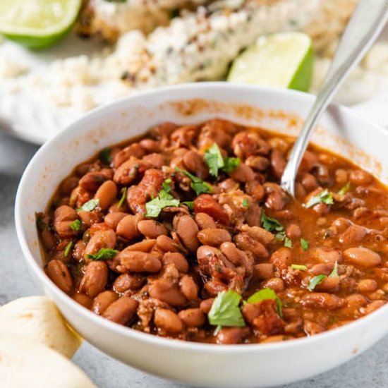 CHARRO BEANS (FRIJOLES CHARROS)