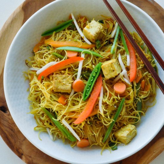 Vegan Singapore Noodles