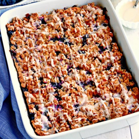 Blueberry Lemon Breakfast Casserole