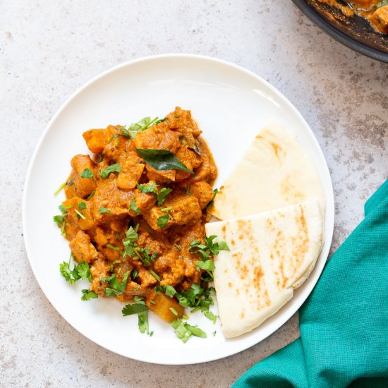 Tempeh Cauliflower Potato Curry