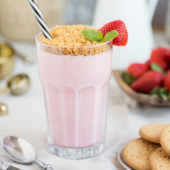 Strawberry cheesecake smoothie