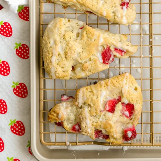 Strawberry Scones {gluten free}