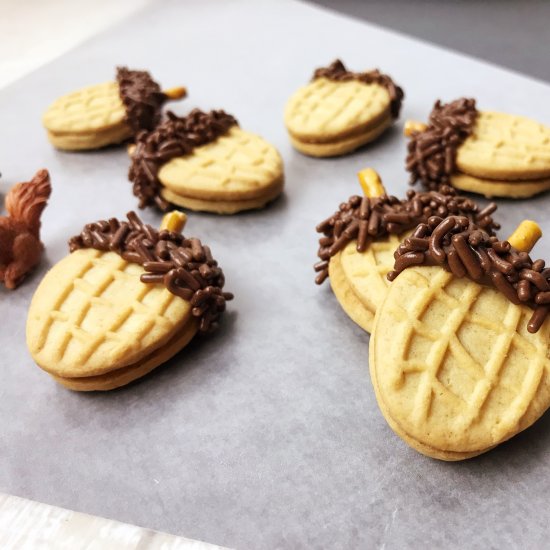 Easy Acorn Cookies