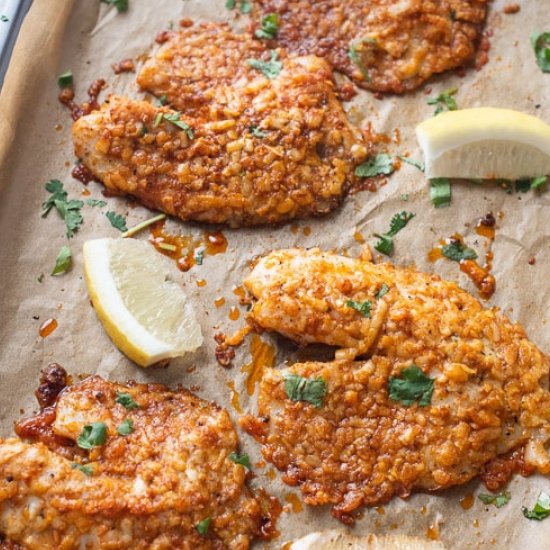 parmesan crusted white fish