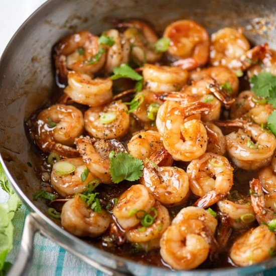 honey garlic shrimp