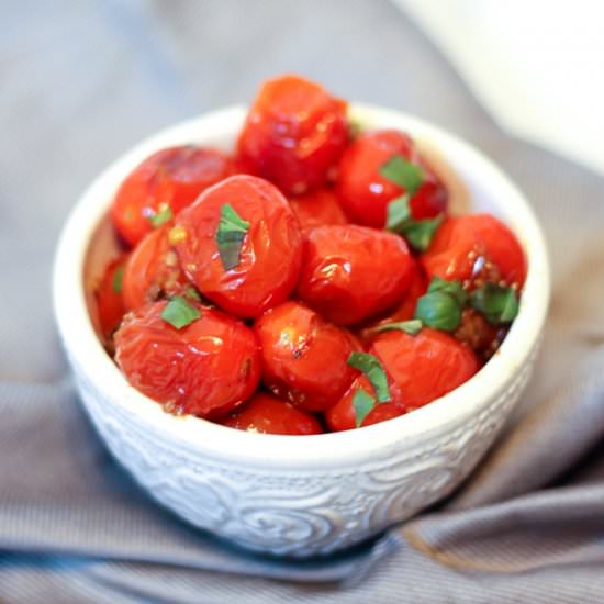 Pan Roasted Cherry Tomatoes