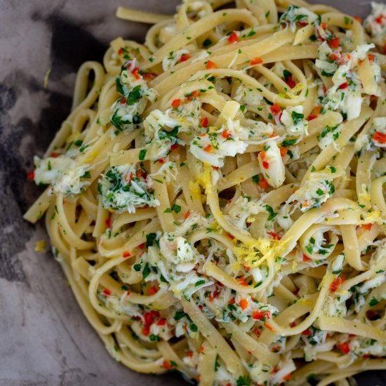 Chili Crab Linguine