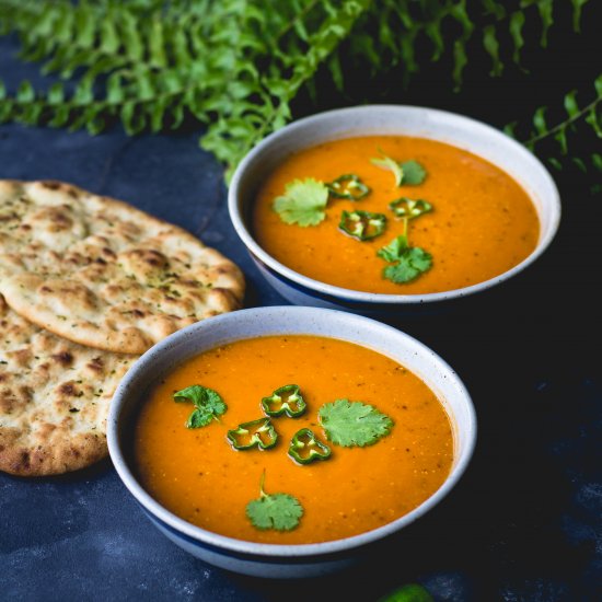 Red Lentil, Tamarind & Tomato Soup