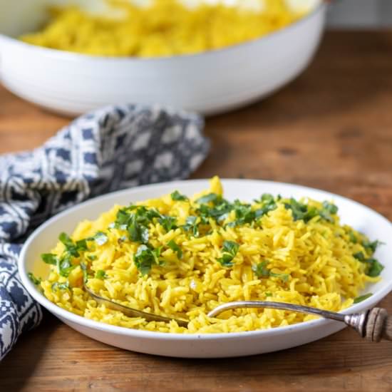 Turmeric Rice (yellow rice)